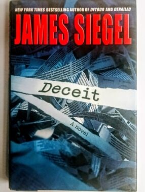 James Siegel Deceit 2006 First Edition Hardcover Brand New Unread Thriller Novel